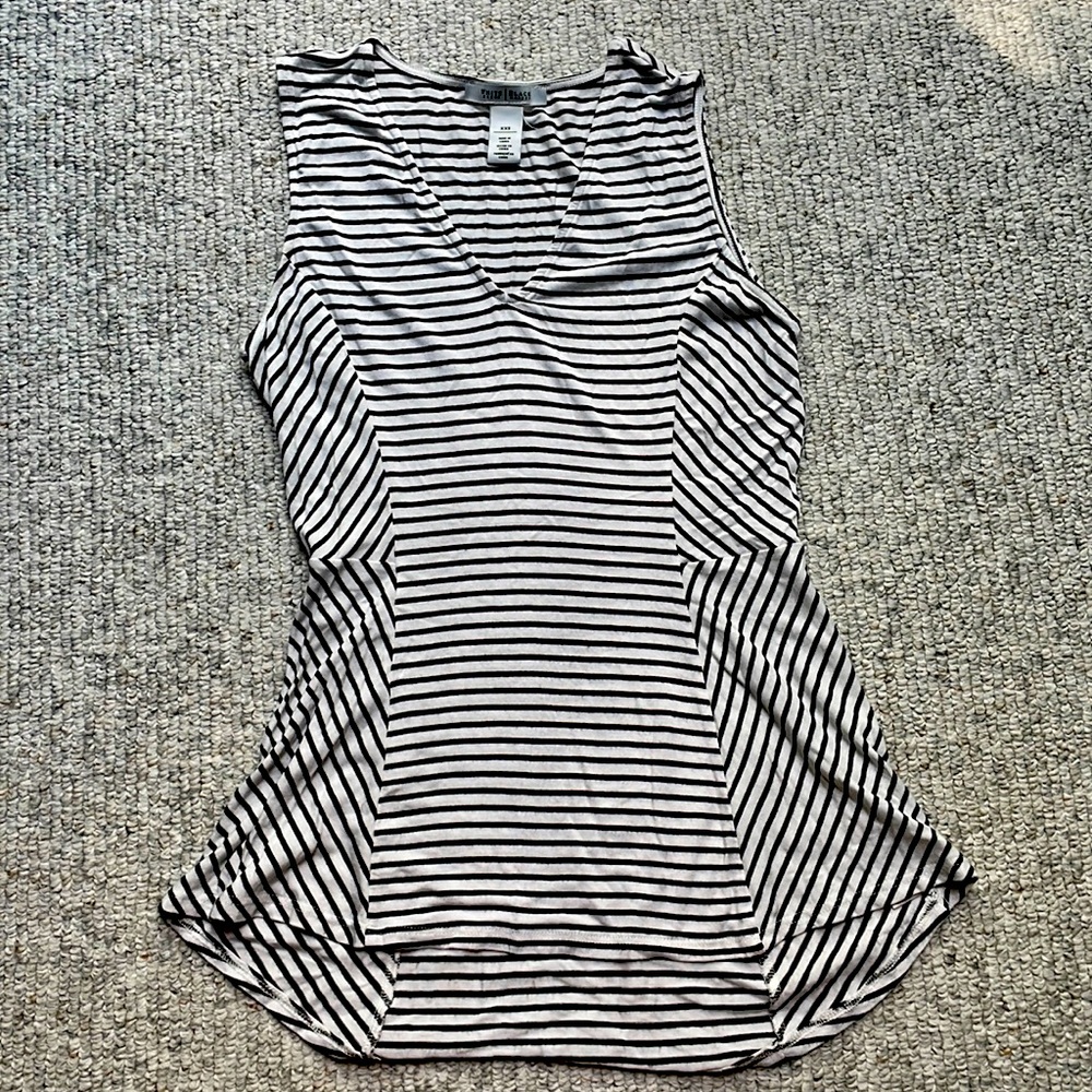 White House Black Market striped tank